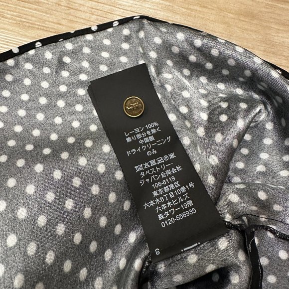 NWT Coach Dot Pleated Bib Dress - Picture 14 of 14